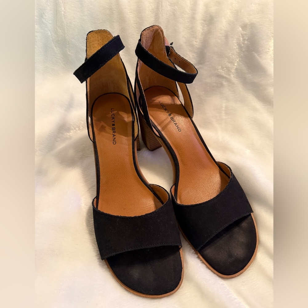 Lucky Brand Black and Brown Women's Sandals - Picture 3 of 13